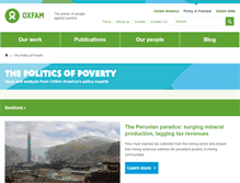 Tablet Screenshot of politicsofpoverty.oxfamamerica.org