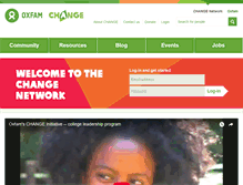 Tablet Screenshot of change.oxfamamerica.org