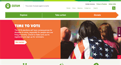 Desktop Screenshot of oxfamamerica.org